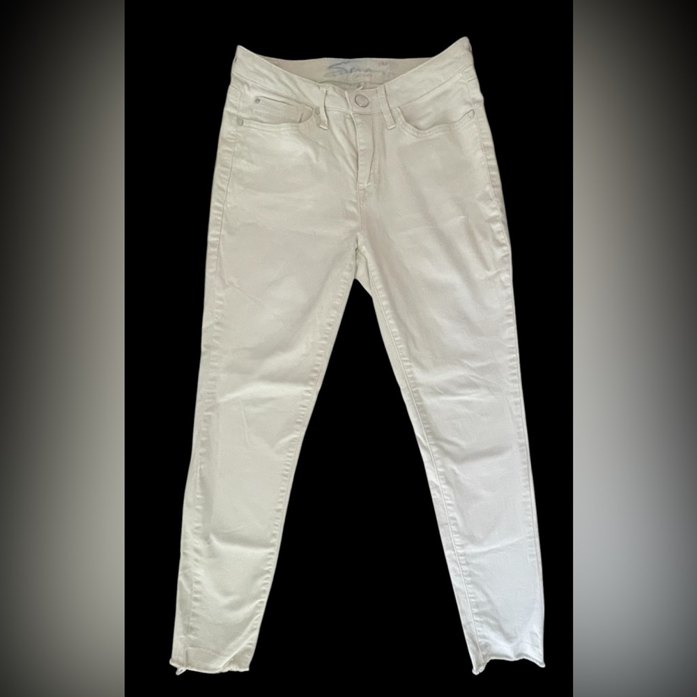 Seven7 Women's Cream Jeans